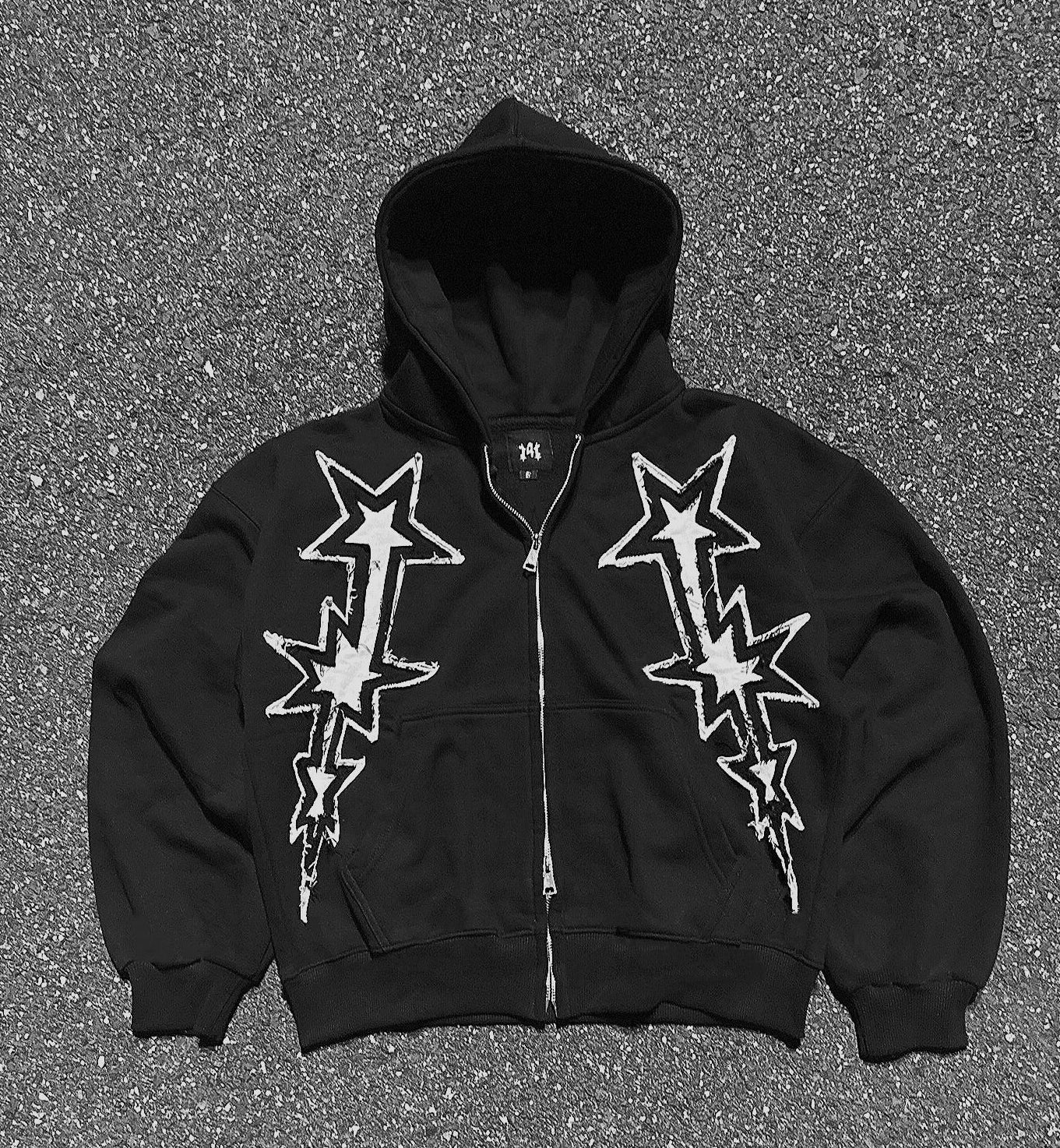 Limitless - Black zip up hoodie