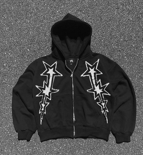 Limitless - Black zip up hoodie